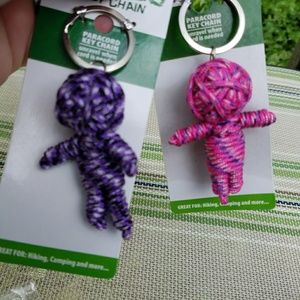 Voodoo doll key chain